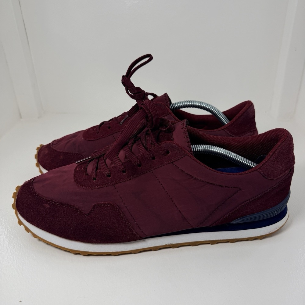 Greats Brooklyn Men's The Rosen Suede Leather Casual Sneakers Red Size 12